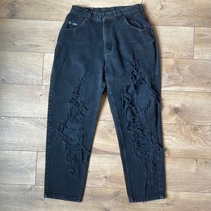 Lee Vintage Distressed Mom Denim Jeans